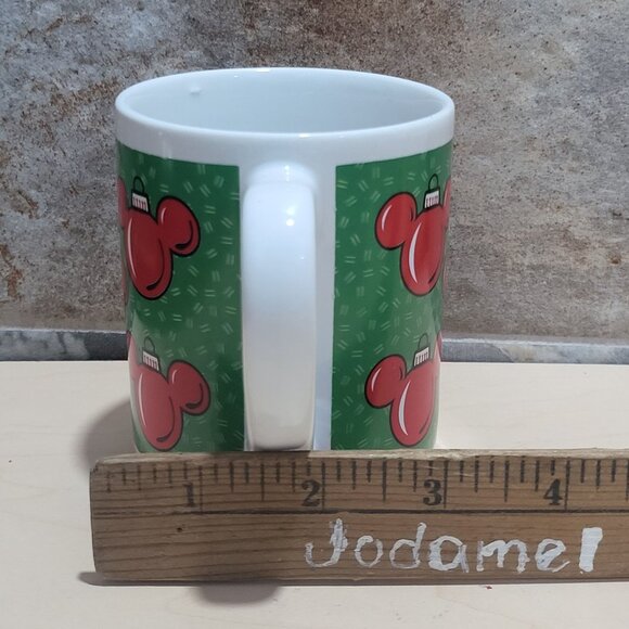 Disney Applause Mickey Mouse Ear Ornaments Image Christmas Mug - Picture 9 of 9